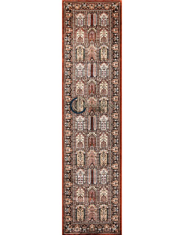 Silken Tabriz – Hand-Knotted Persian Silk Runner Rug